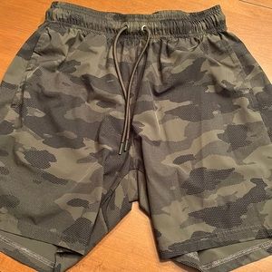 7” Camo Layers Running Shorts